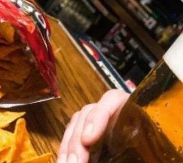 Pint and chips